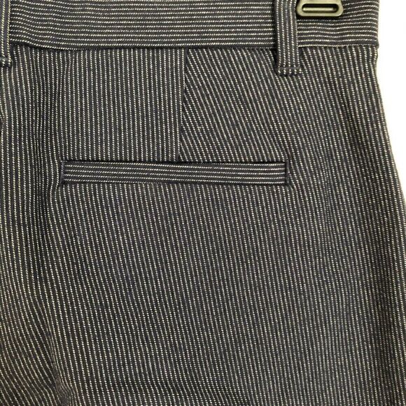 NWT Skinny Bi-Stretch Ankle Navy Stripe Pants - Picture 4 of 5
